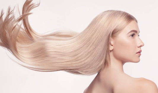 beauty with long blond hair