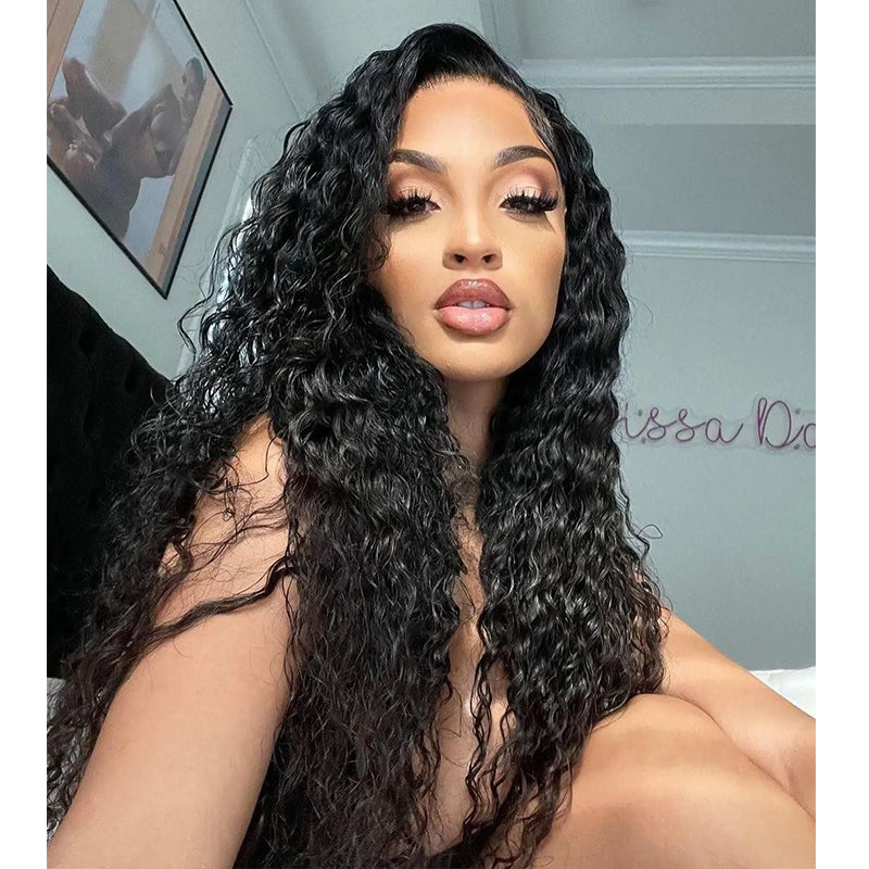 Human Hair HD Lace Front Wig Loose Wave 13x6 NEW CLEAR LACE