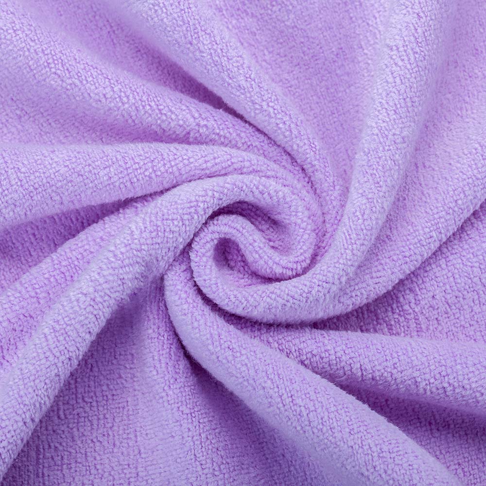 purple towel