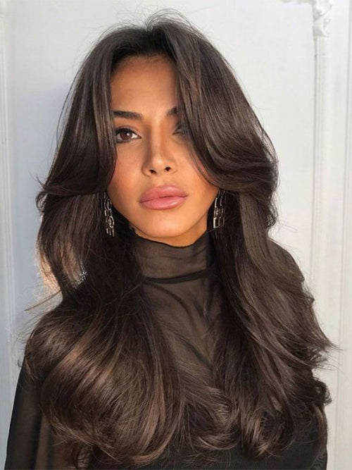 chocolate brown hair women