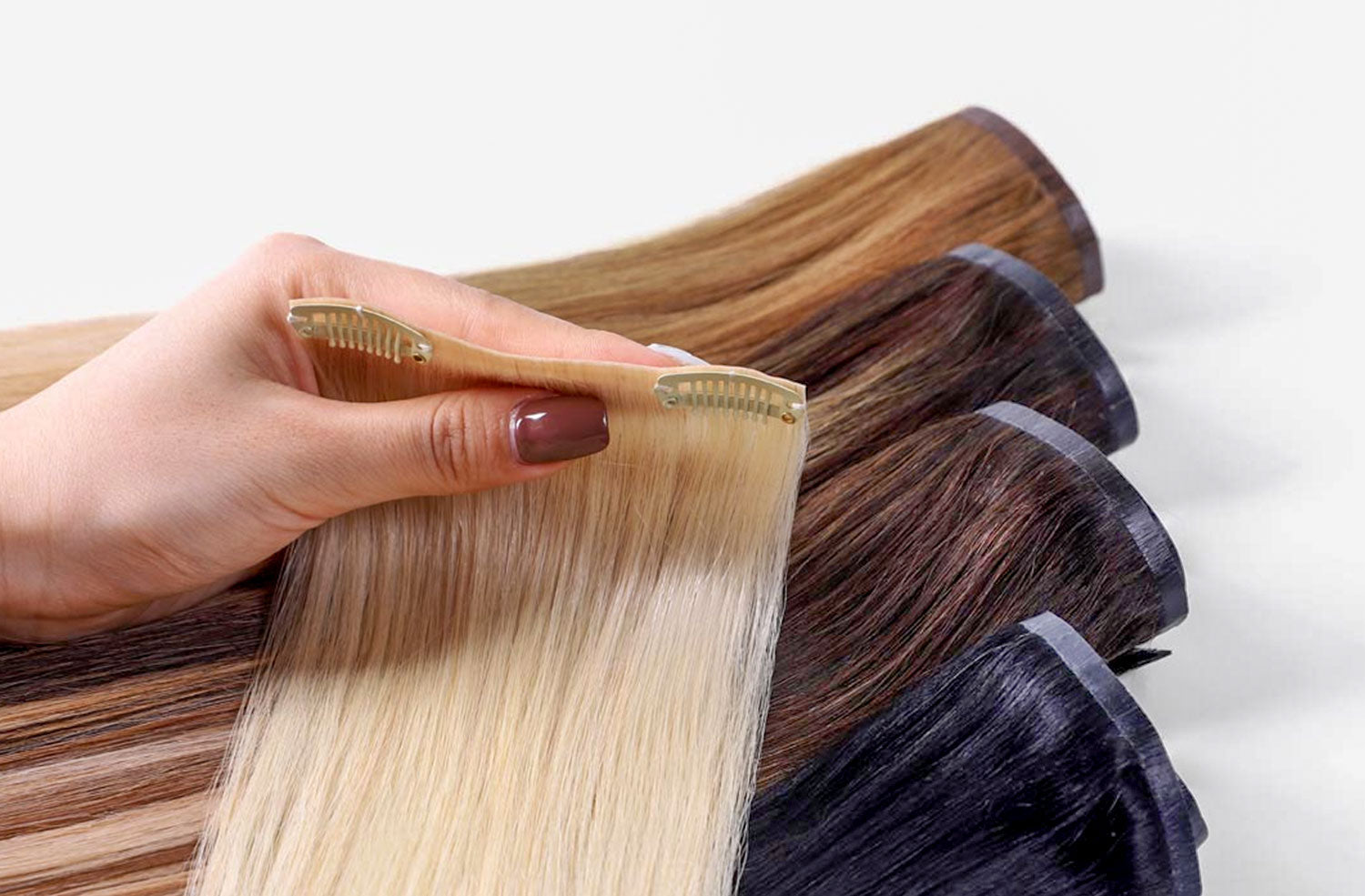 mhot hair seamless clip in hair extensions