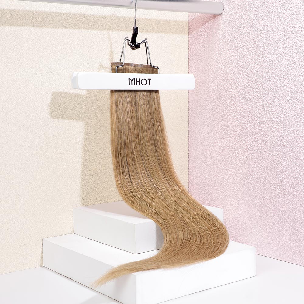 dirty blonde clip in remy hair extensions