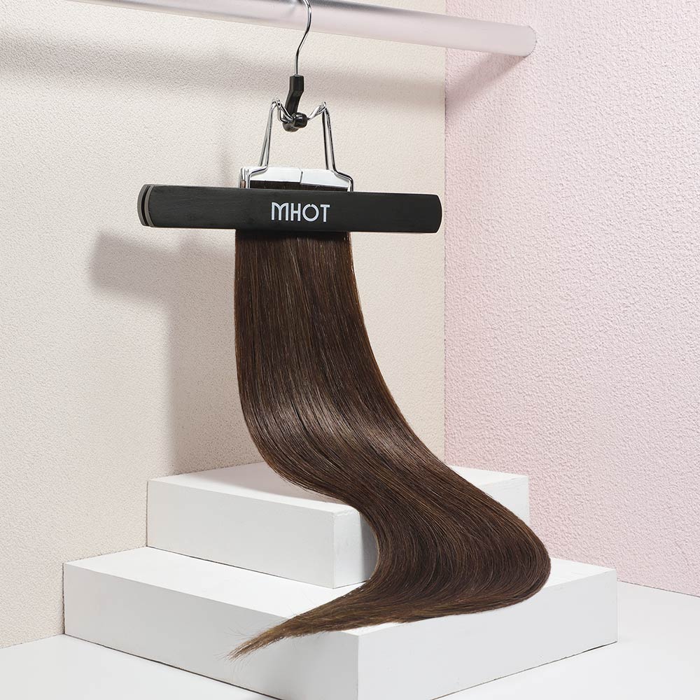 human hair tape in hair