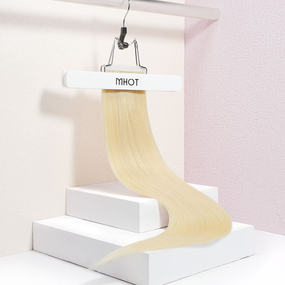 human hair tape in hair