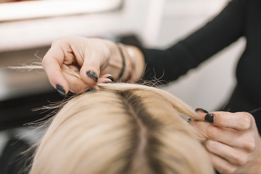 Behind the Chair: A Detailed Look at the Fusion Hair Extension Application Process