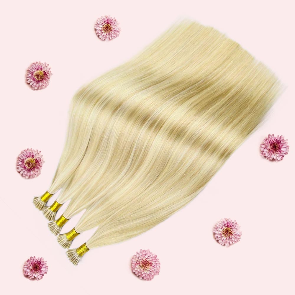 pu seamless blonde clip in hair extensions