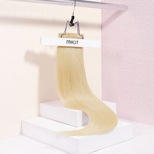 platinum blonde clip in hair extensions
