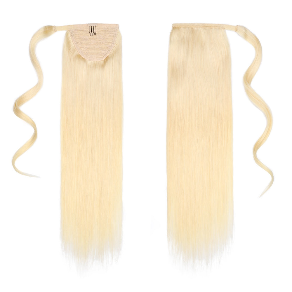 platinum blonde ponytail remy human hair extensions.jpg.jpg